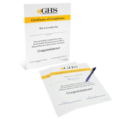 GHS Certificate of Completion